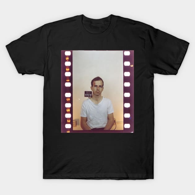 Lee Harvey Oswald JFK Mugshot T-Shirt by DutchByBirth